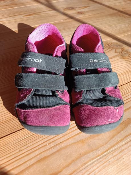 Bar3foot kotnikove topanky s kozou, 27