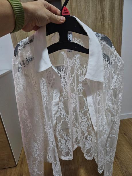 Čipkovana bluzka kosela, takko,s