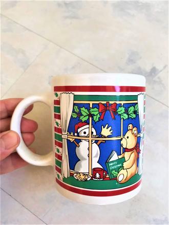 Vianočný hrnček na perá,