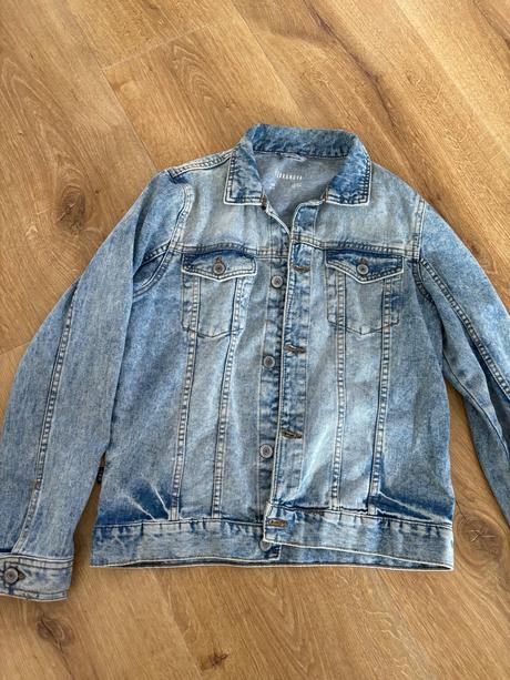 Chlapčenská frajerka riflova bunda 152/158, terranova,152