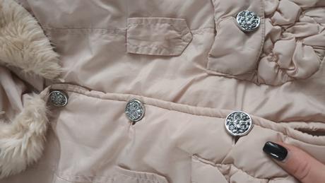 Nádherná teplá bundička s kožušinkou, 110