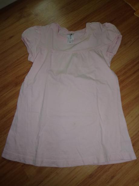 Tričko bledoružové, c&a,122