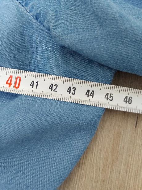 Denimový letný overal, bershka,m