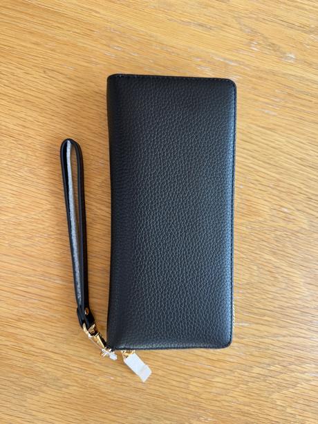 Michael kors kožená wristlet peňaženka, michael kors