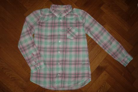 Károvaná blúzka 12-13 rokov, h&m,164