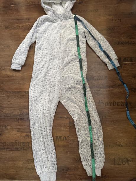 Hebké zvieratkové pyžamo / oversl 8-10rokov, lindex,134