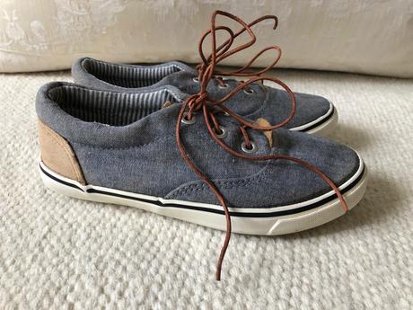 Plátené topánky - darujem k nákupu, 30