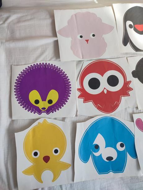 Nálepky na stenu zvieratká, 