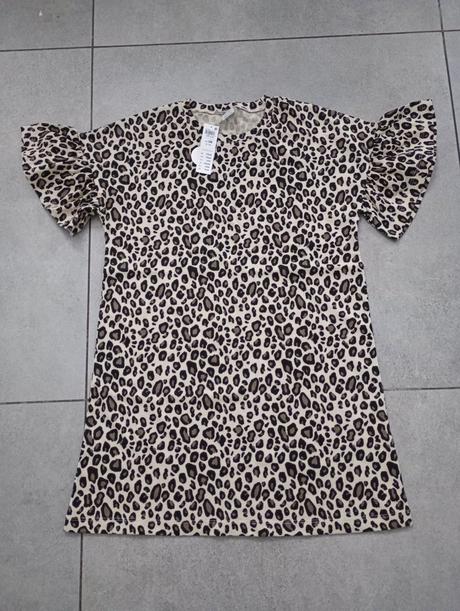 Lindex tunika s volanovými rukávmi 128, lindex,128