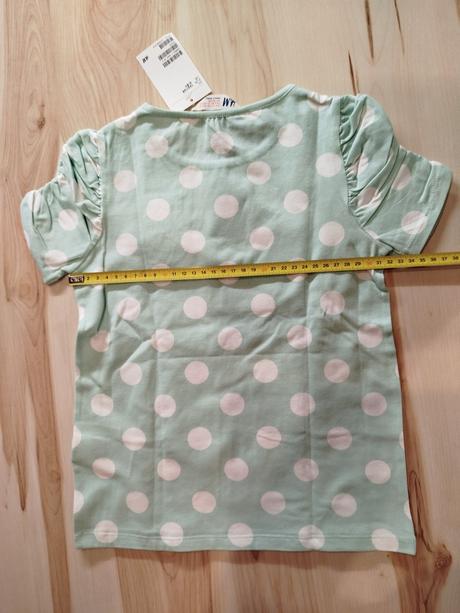 Bodkované tričko, h&m,122