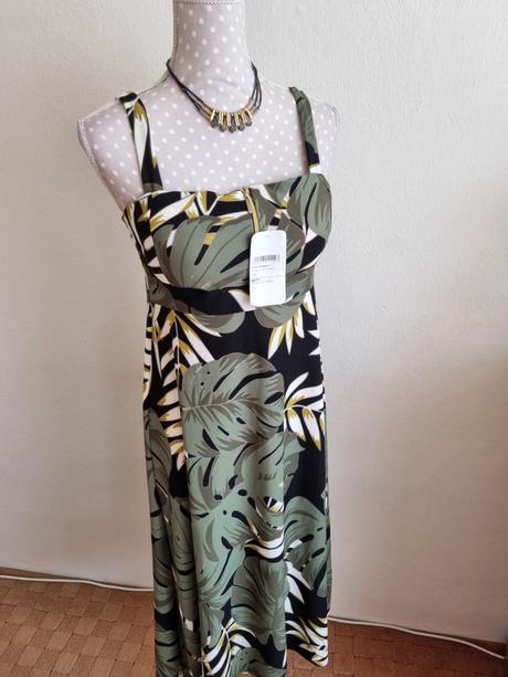 Zelené elast.šaty 38, 38