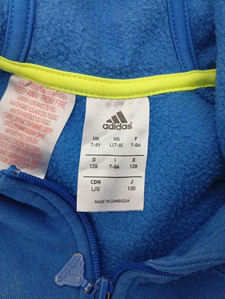 Chlapčenské mikiny, adidas,134