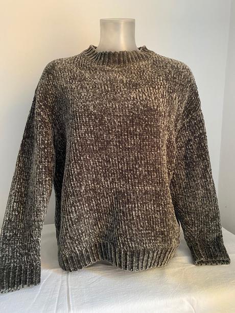Svetrík olivový, pull&bear,s