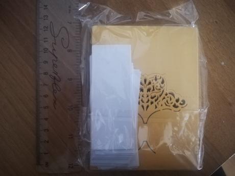 Svadobné menovky zlaté, 