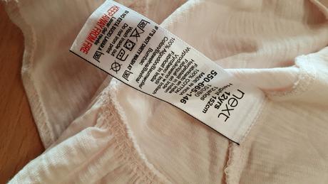 Bledučkoružové tričko s volánmi, next,152