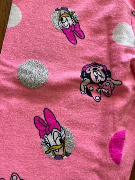 Legínky minnie mouse a bodkami, disney,128