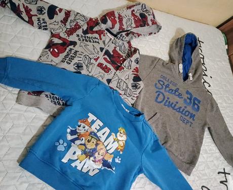 Tepláková mikina 3ks, 110