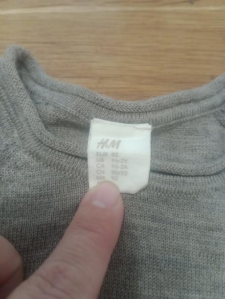 Merino overal hm béžový c.92, h&m,92