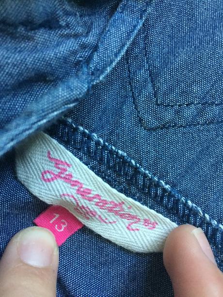 Šaty džínsového typu, xs