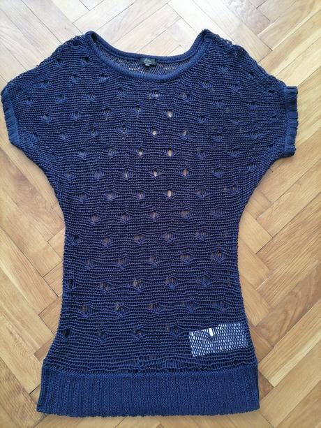 Elegantné predľžené tričko - 1x oblečené, l