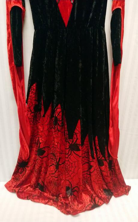 2-dielny kostým červená pavúčia žena, fries, s-m, 