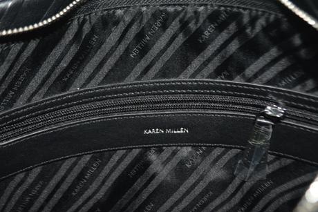 Elegantná kožená kabelka karen millen, 