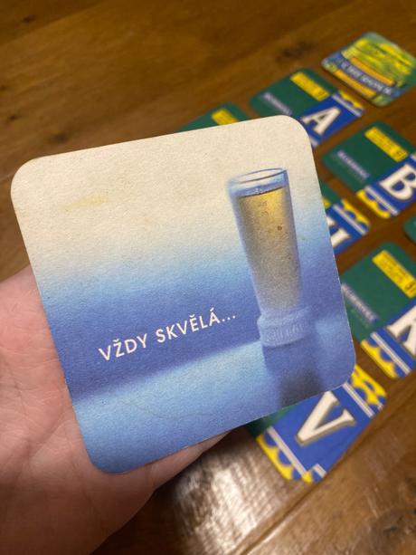 Becherovka podpivníky - tácky pod pivo, 
