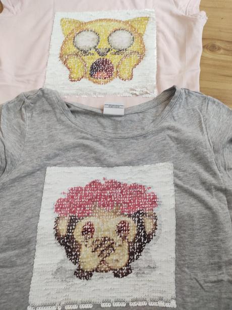 Tričká s premieňacími flitrami veľ.152, 152