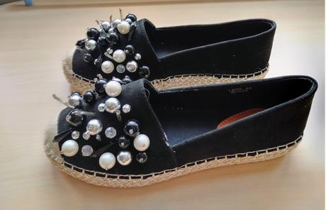 Čierne espadrilky, 40