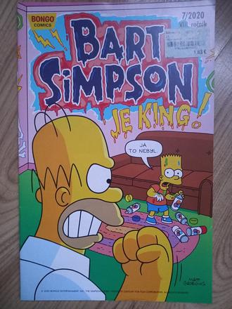 Komiks bart simpson je king 7/2020,