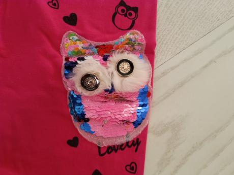 Ružové legíny so sovou, 140