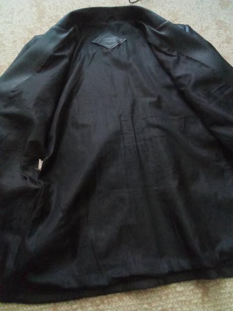 Koženkovy kabát -sako, m