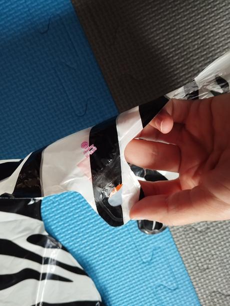 Fóliový balón 5 zebra, 