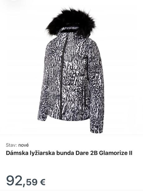 Dare 2 be lyžiarska bunda dámska nová 42, 42