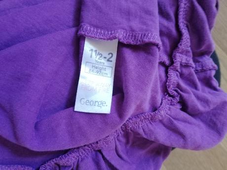 Fialové šaty/tunika, george,92