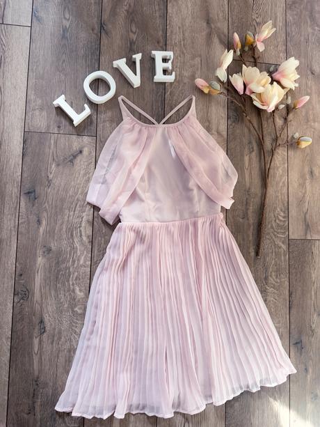 Púdrové šaty asos petite, s