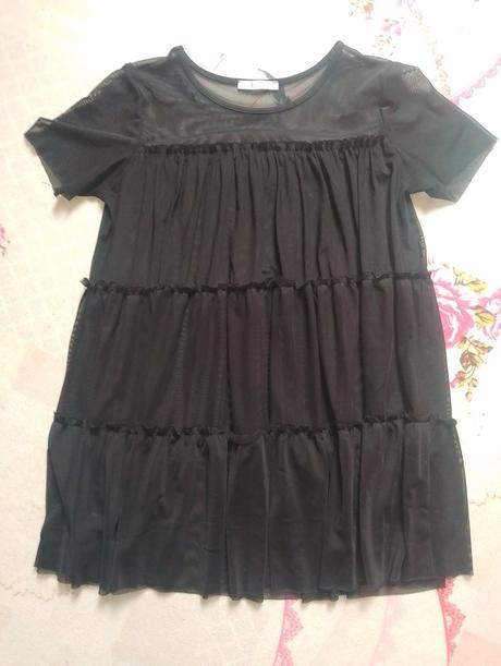 Dámsky sieťovaný top s volánmi, gate,s