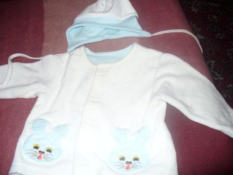 Bielomodrá súpravička, richelieu,62