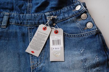 Štýlové džínsové kraťasy na traky, lee cooper,xs