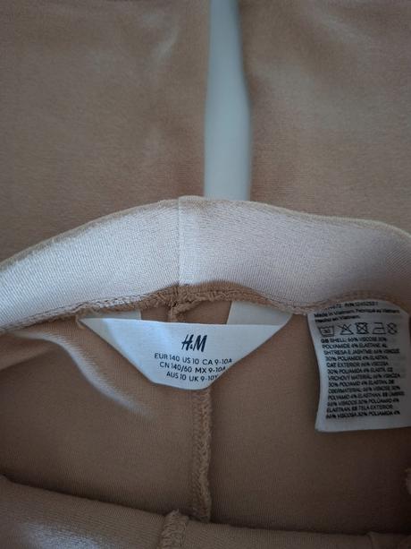 Zvonové legíny hm 140, h&m,140