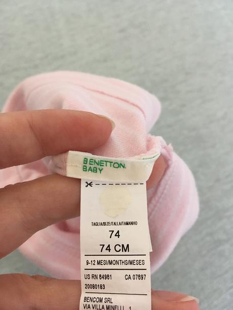 Bledoruzova ciapka benetton, benetton,74