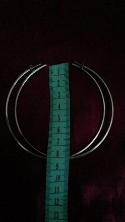 Nausnice - velke kruhy - priemer 8cm,