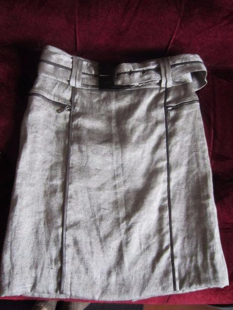 Elegantná sukňa zara - svetlo hnedá s, zara,s