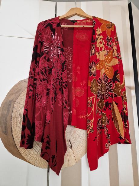 Kardigán desigual., desigual,s