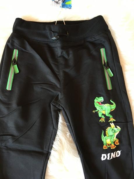 Chlapčenské tepláky s dinom - 3 farby., kugo,98 / 104 / 128