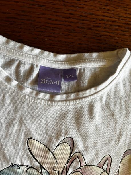 Tričko stitch s madeirovými rukávmi, disney,122
