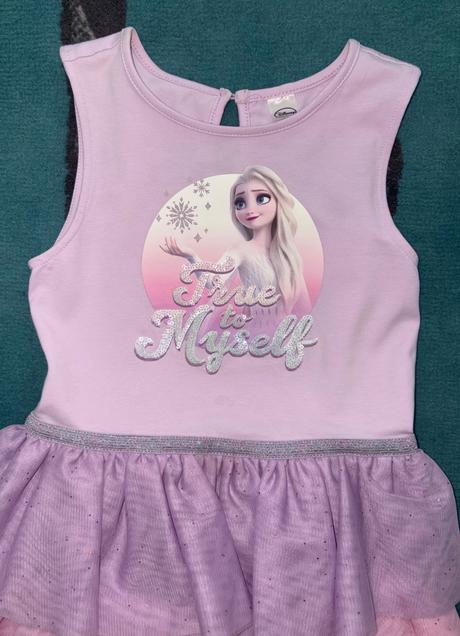 Šaty h&m frozen v.122/128 top stav, h&m,122