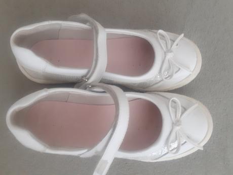 Biele sandale 36-37, 36