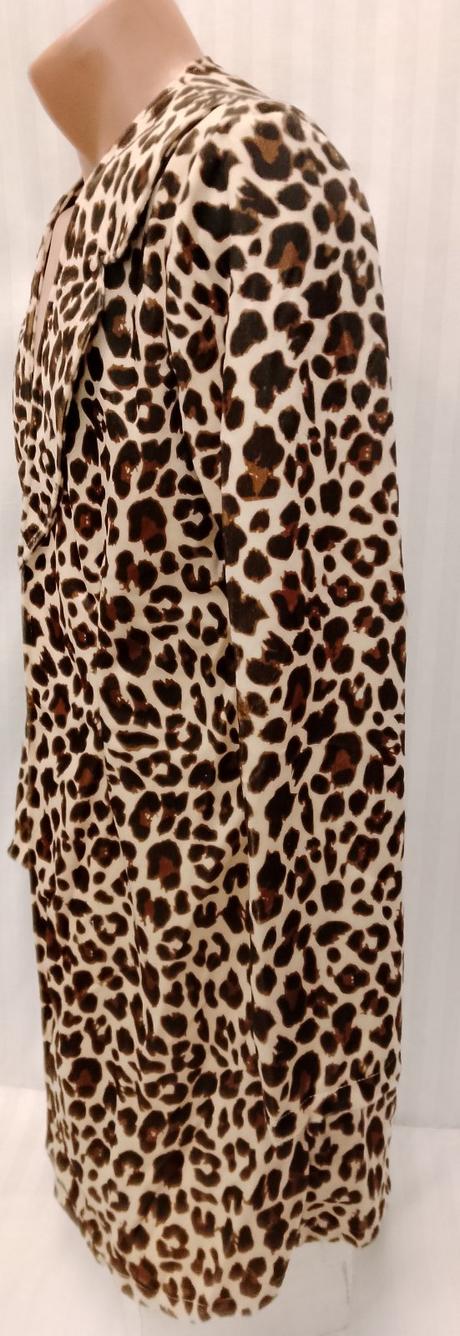 Karnevalové leopardie retro sako - dámy, páni, l,
