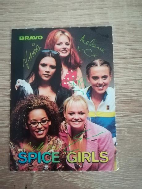 Spice girls kartička, 